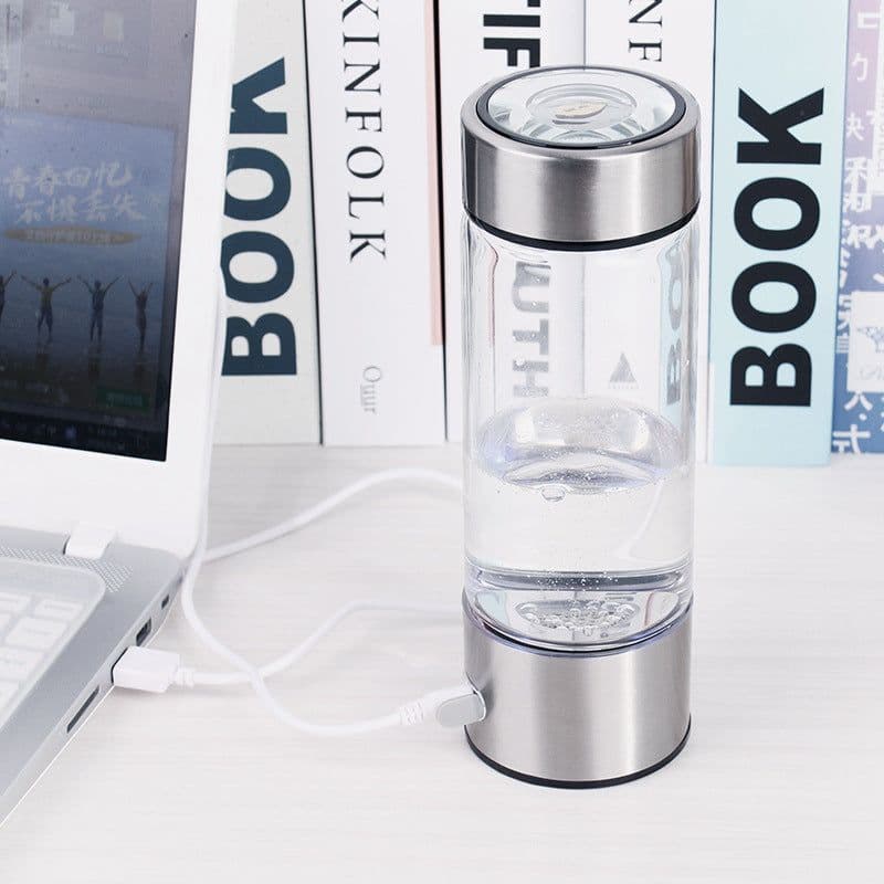 image-Hydrogen Water Bottles Electric Hydrogen Rich Water Generator Bottle New Technology Rechargeable Portable Antioxidant