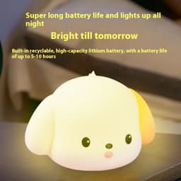 image-Silicone Atmosphere Small Night Lamp Bedroom Decoration Induction Night Light