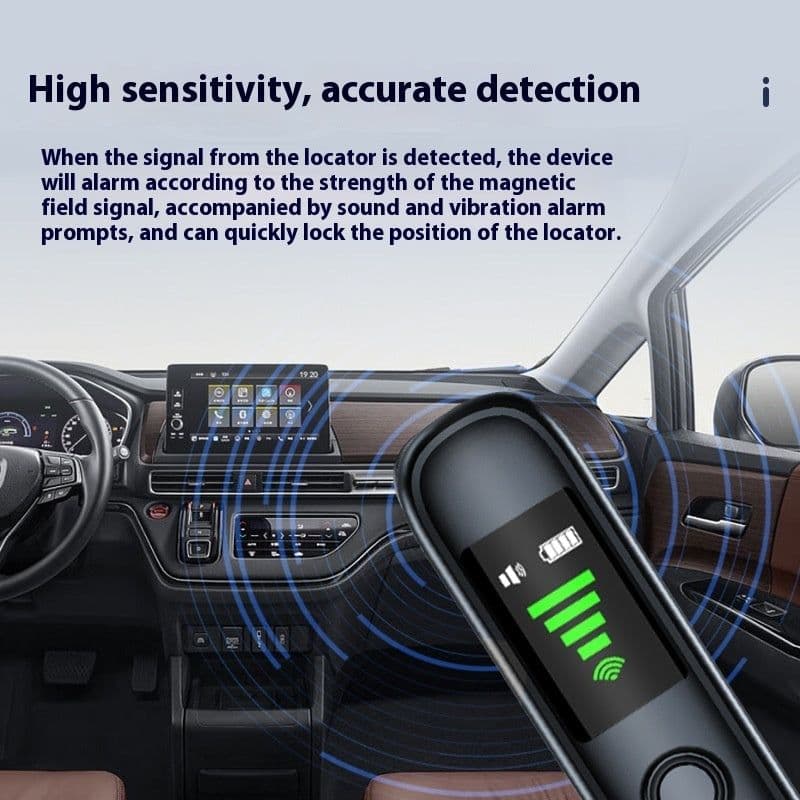 image-T66 Camera Detector Anti-theft Anti-eavesdropping Anti-tracking Infrared Alarm GPS Wireless Signal Detector