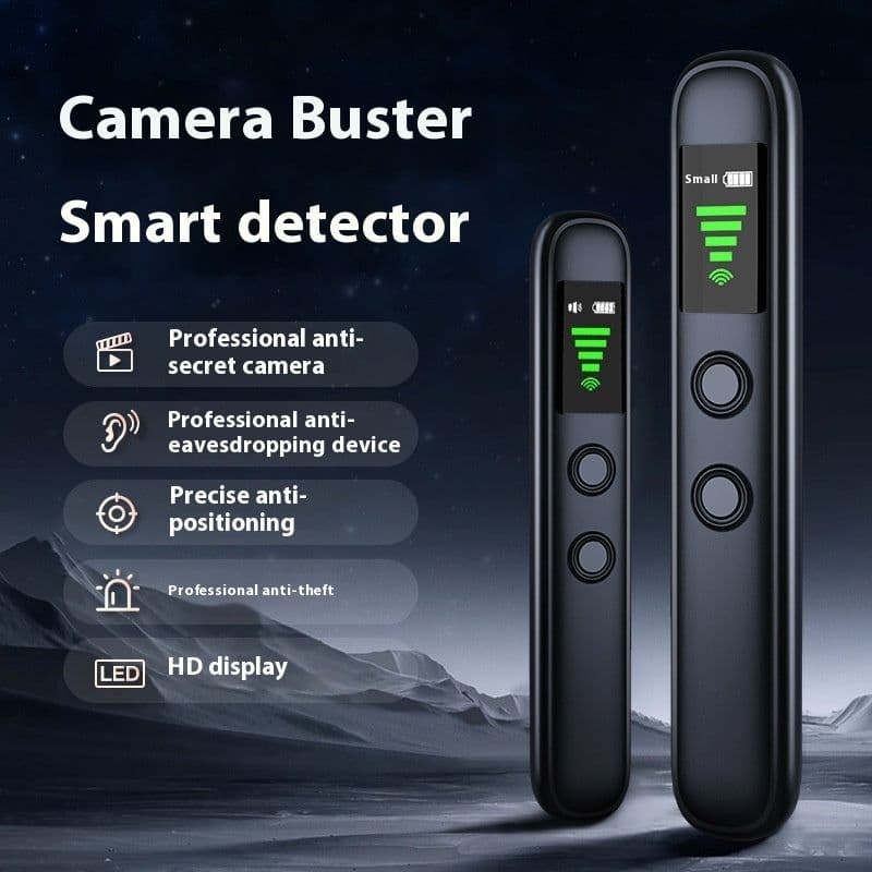 image-T66 Camera Detector Anti-theft Anti-eavesdropping Anti-tracking Infrared Alarm GPS Wireless Signal Detector
