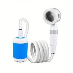 image-Outdoor Camping Shower Portable Electric Shower Gadgets Waterproof 5000mAh Rechargeable Battery Powered For Hiking Traveling