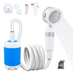 image-Outdoor Camping Shower Portable Electric Shower Gadgets Waterproof 5000mAh Rechargeable Battery Powered For Hiking Traveling