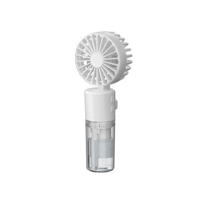 image-Portable Handheld Spray Fan 4-Speed Water Spray Mist Fan Summer Cooling Artifact USB Charging Summer Supplies Outdoor Mini Fan