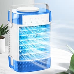 image-Cooling Spray Humidifying Desktop Powerful Fan