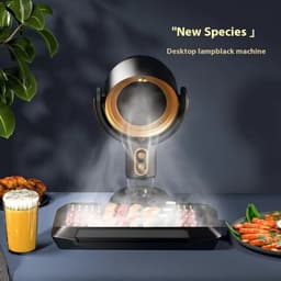 image-New Portable Desktop Range Hood Anion Smoke Removal Deodorant Sterilization Air Purification