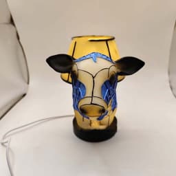 image-Beautiful Cow Table Lamp Bedside Table Lamp With USB Bedside Lamp For Living Room Bedroom Dormitory Bra Ornament