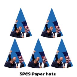 image-Trump Theme Party Paper Hat Birthday Party Election Celebration Venue Decoration Supplies