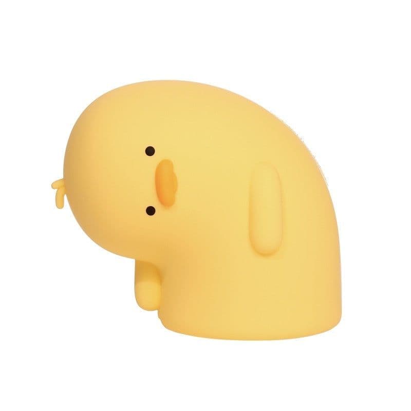 image-Cute Duck LED Night Light USB Rechargeable Nightlights Silicone Lamp Touch Soft Mood Light Child Kid Gift Bedroom Decor