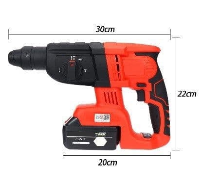 image-3 IN 1 Electric Brushless Hammer Cordless Power Impact Drill With Lithium Battery Power Drill Electric Drill