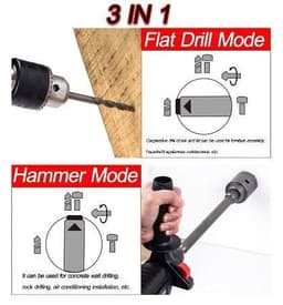 image-3 IN 1 Electric Brushless Hammer Cordless Power Impact Drill With Lithium Battery Power Drill Electric Drill