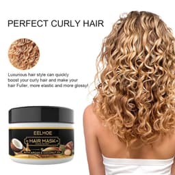 image-Men's And Women's Styling And Fluffy Hair Care Essential Oil Elastin