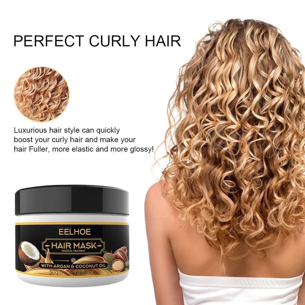 image-Men's And Women's Styling And Fluffy Hair Care Essential Oil Elastin