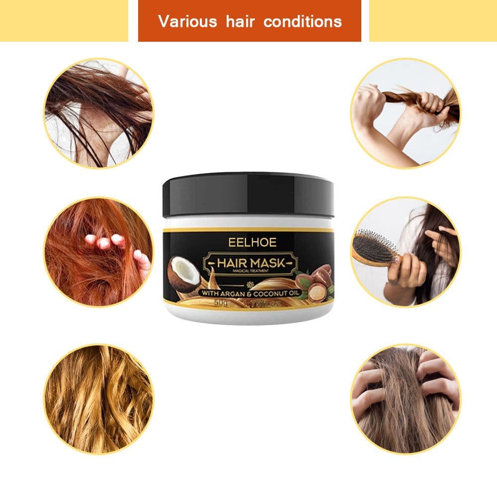 image-Men's And Women's Styling And Fluffy Hair Care Essential Oil Elastin