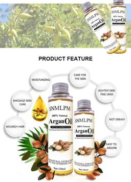 image-Natural Argan Hair Oil 100m Deep Moisturizing High Quality Factory Wholesale