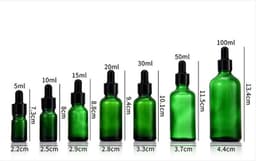image-Glass Fine Oil Bottle Avoid Light Glue Head Dropper Bottle Stock Bottling Cosmetics