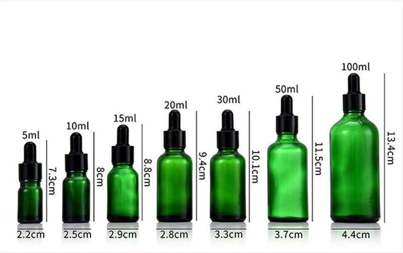 image-Glass Fine Oil Bottle Avoid Light Glue Head Dropper Bottle Stock Bottling Cosmetics