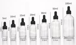 image-Glass Fine Oil Bottle Avoid Light Glue Head Dropper Bottle Stock Bottling Cosmetics