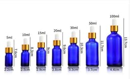 image-Glass Fine Oil Bottle Avoid Light Glue Head Dropper Bottle Stock Bottling Cosmetics