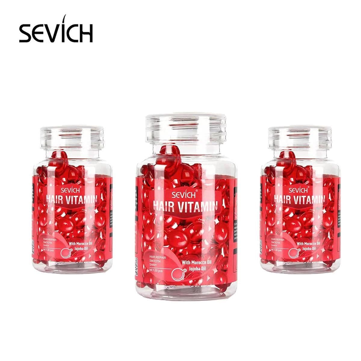 image-Sevich Hair Treatment Serum - No Rinse With Argan Macadamia Avocado Oils - Vitamins A C E Pro B5 - Conditioner For Women & Men Haircare Fragrance Smooth Silky Gift