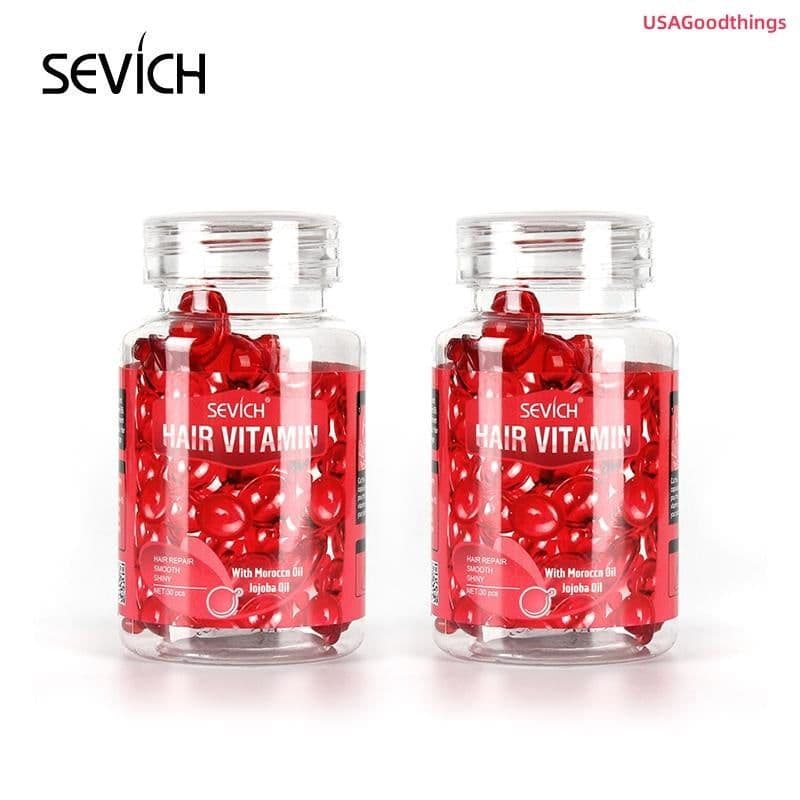 image-Sevich Hair Treatment Serum - No Rinse With Argan Macadamia Avocado Oils - Vitamins A C E Pro B5 - Conditioner For Women & Men Haircare Fragrance Smooth Silky Gift