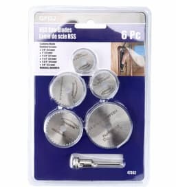 image-6 Pcs Circular saw blades & mandrel