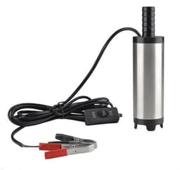 image-12V 24V DC electric submersible pump for pumping oil water,fuel transfer pump,Stainless steel shell,12L/min,12 24 V volt