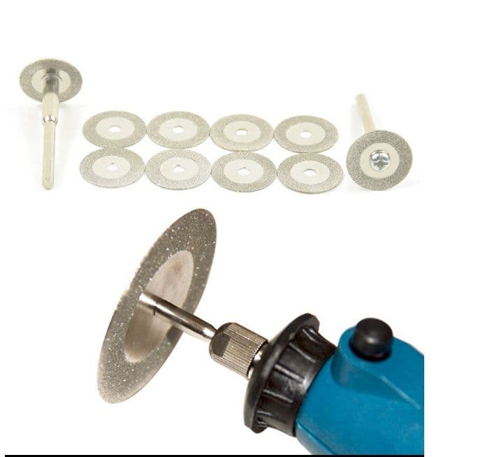 image-Electric Grinder With Diamond Cutting Sheet Cutting A Variety Of Gemstones Jade Glass, Etc. 16-60mm