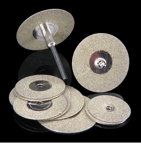 image-Electric Grinder With Diamond Cutting Sheet Cutting A Variety Of Gemstones Jade Glass, Etc. 16-60mm