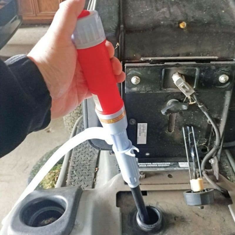 image-Car Truck Fuel Oil Gasoline Transfer Handump Sucker Manual Siphon Suction Water Chemical LiquidPump