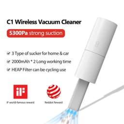 image-Wireless charging car handheld vacuum cleaner
