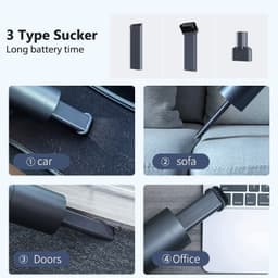 image-Wireless charging car handheld vacuum cleaner
