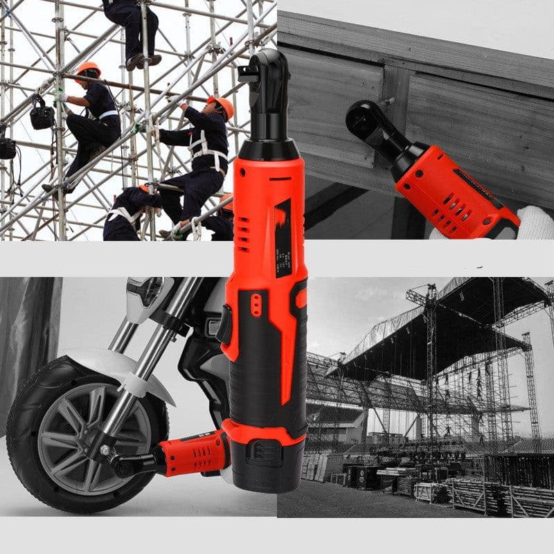 image-Rechargeable Ratchet Wrench Portable Lithium Battery Fast Electric Wrench