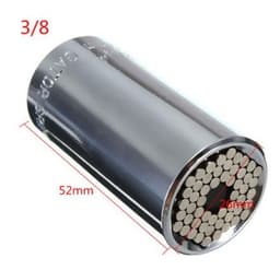 image-Universal Wrench Ratchet Universal Socket 7-19mm Power Drill Adapter Wrench Combination universal key