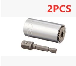 image-Universal Wrench Ratchet Universal Socket 7-19mm Power Drill Adapter Wrench Combination universal key