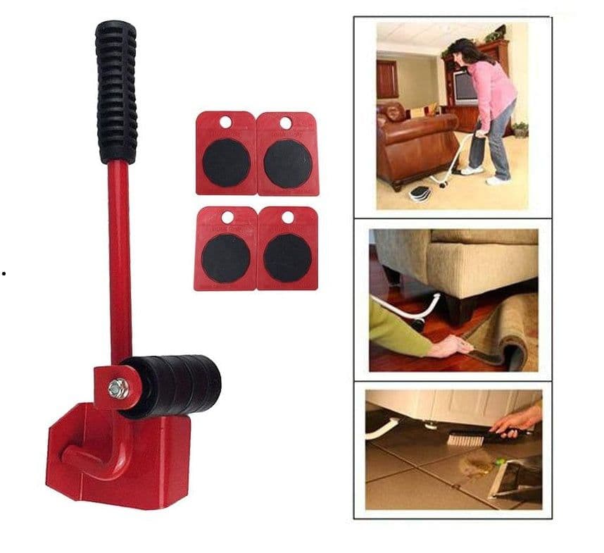image-Professional Furniture Transport Moving Lifter Tool Mover Device 5PCS per Set