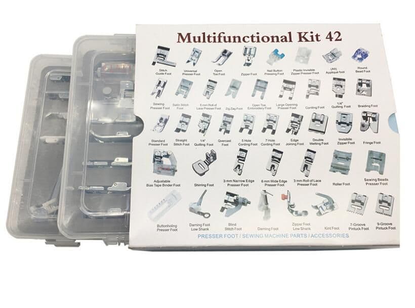 image-Multifunctional Sewing Accessories Hardcover Presser Foot Set Household Sewing Machine Presser Foot