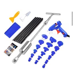 image-Werkzeuge Auto Reparatur Werkzeug Auto Dent Reparatur Dent Puller Kit 2 in 1 Slide Hammer Reverse Hammer Kleber Tabs Saug tassen
