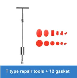 image-Werkzeuge Auto Reparatur Werkzeug Auto Dent Reparatur Dent Puller Kit 2 in 1 Slide Hammer Reverse Hammer Kleber Tabs Saug tassen