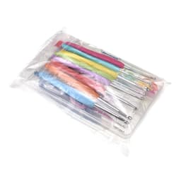 image-Crochet Set Handmade Wool Crochet Crochet Tool Set Combination Bag Metal Aluminum Yarn Needle