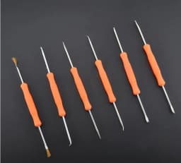 image-Desoldering tool circuit board welding repair six sets of welding aids PCB cleaning tool sets