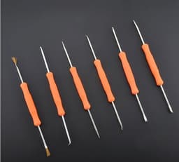 image-Desoldering tool circuit board welding repair six sets of welding aids PCB cleaning tool sets