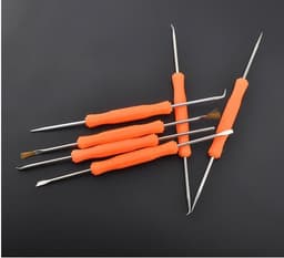 image-Desoldering tool circuit board welding repair six sets of welding aids PCB cleaning tool sets
