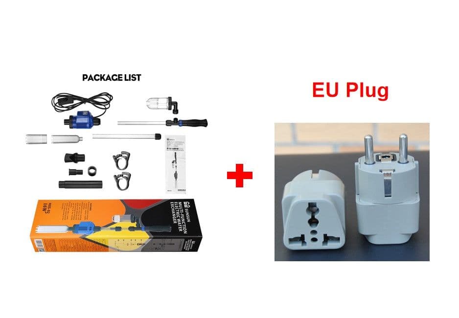 image-Efficient Electric Aquarium Water Change Pump Cleaning Tools Water Changer Gravel Cleaner Siphon For Fish Tank Water Filter Pump