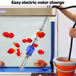 image-Efficient Electric Aquarium Water Change Pump Cleaning Tools Water Changer Gravel Cleaner Siphon For Fish Tank Water Filter Pump