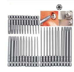 image-Plum blossom hollow bit set