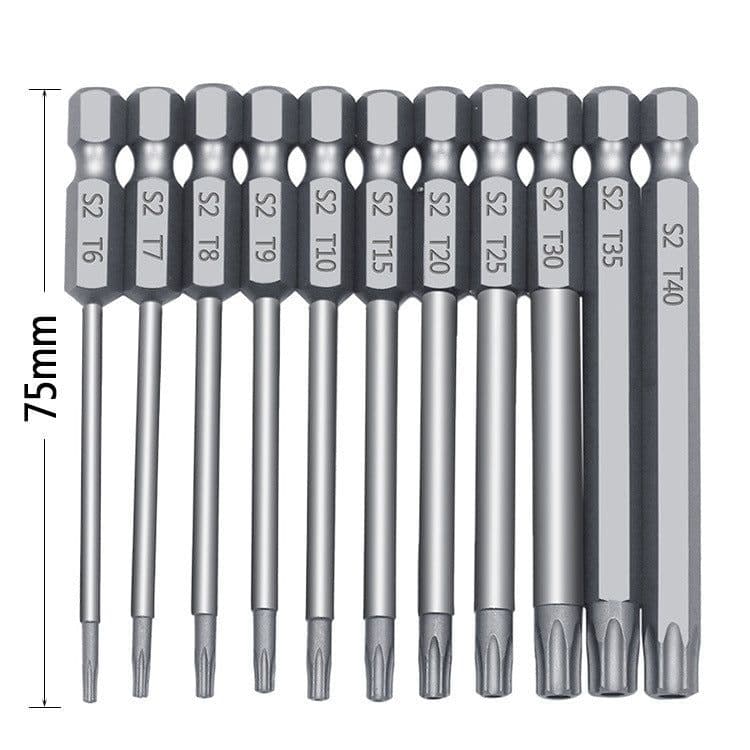 image-Plum blossom hollow bit set