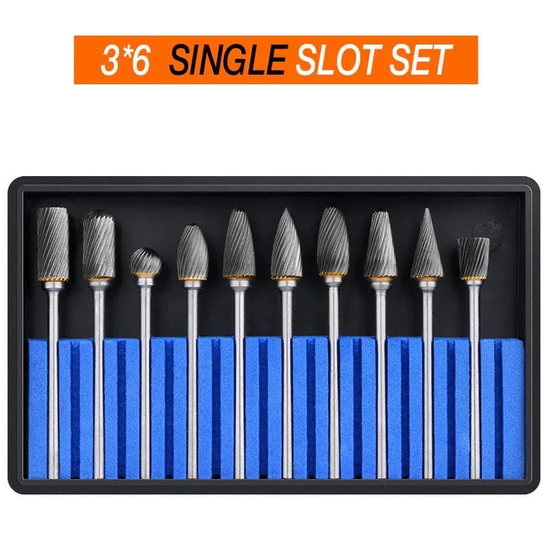 image-10 sets of 3*6 tungsten steel grinding head