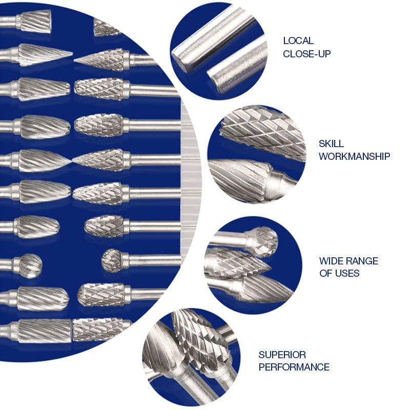 image-10 sets of 3*6 tungsten steel grinding head