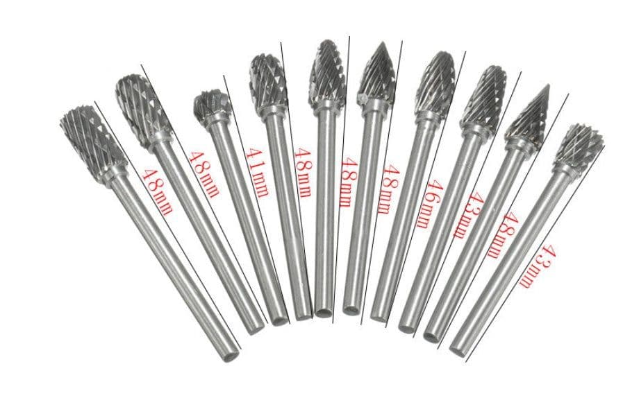 image-10 sets of 3*6 tungsten steel grinding head