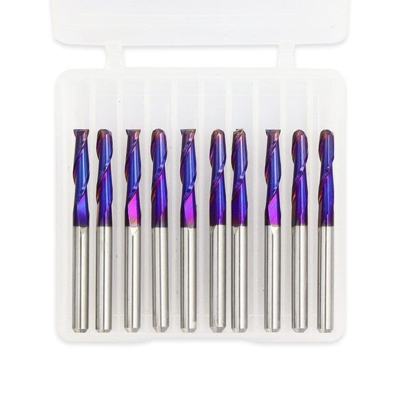 image-Alloy double-edged spiral ball end mill